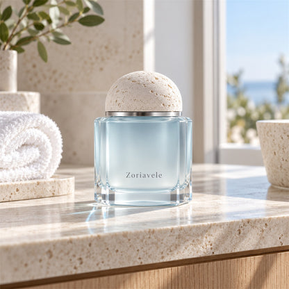 Zoriavele Glass Vessel with Stone-Effect Dome - main product view