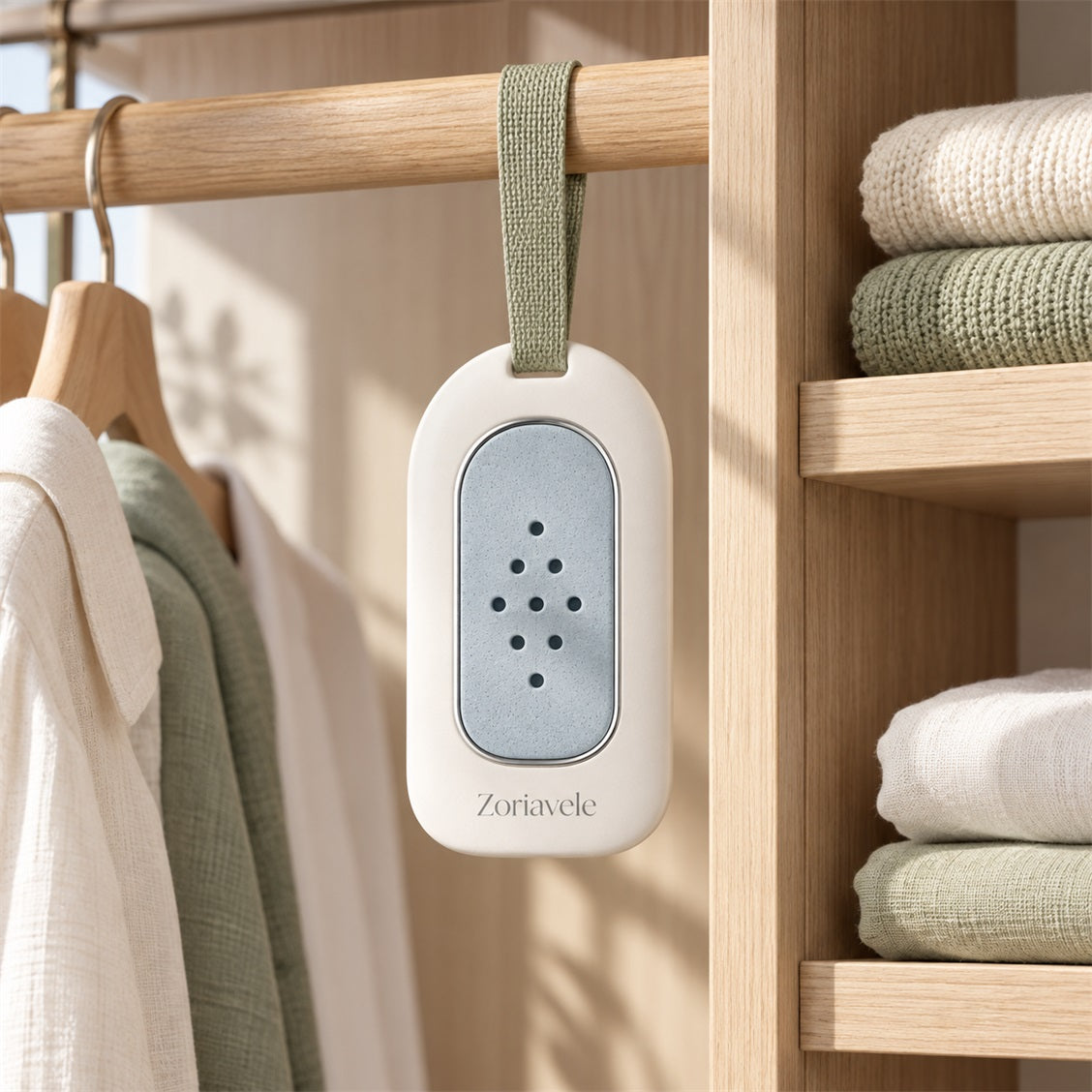 Zoriavele Hanging Vent-Pad Aroma Holder - secondary styled view